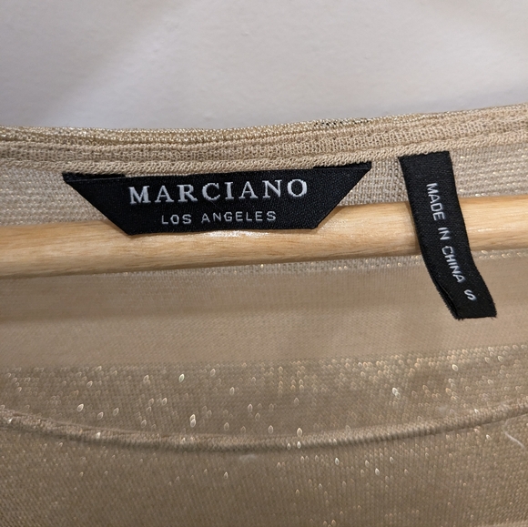 New gold Marciano maxi dress - Picture 4 of 8